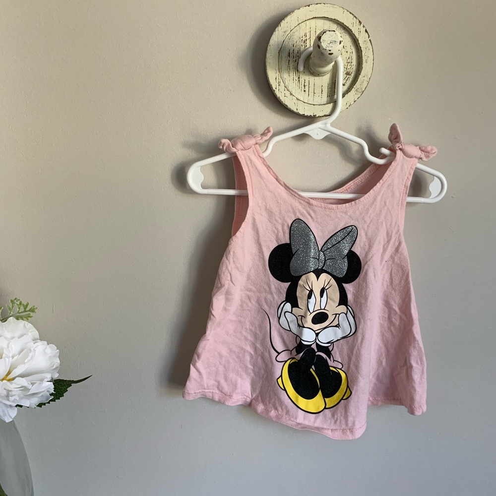 Girls Minnie pink tank